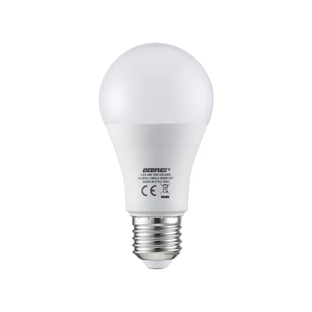 debflex-emeraude-ampoule-led-e27-a60-9w-6500k image 1