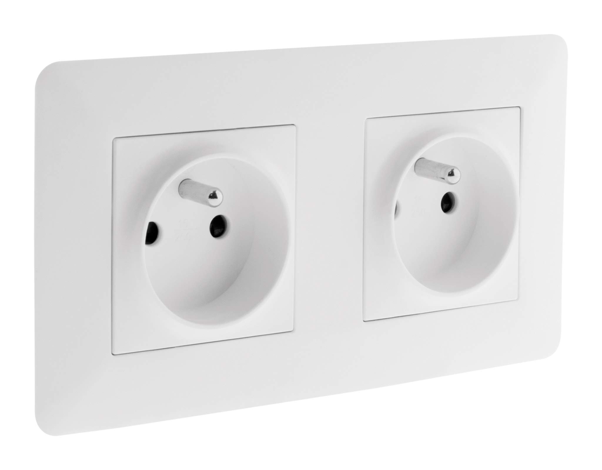 zenitech-artezo-prise-double-16a-encastr-e-blanc image 1