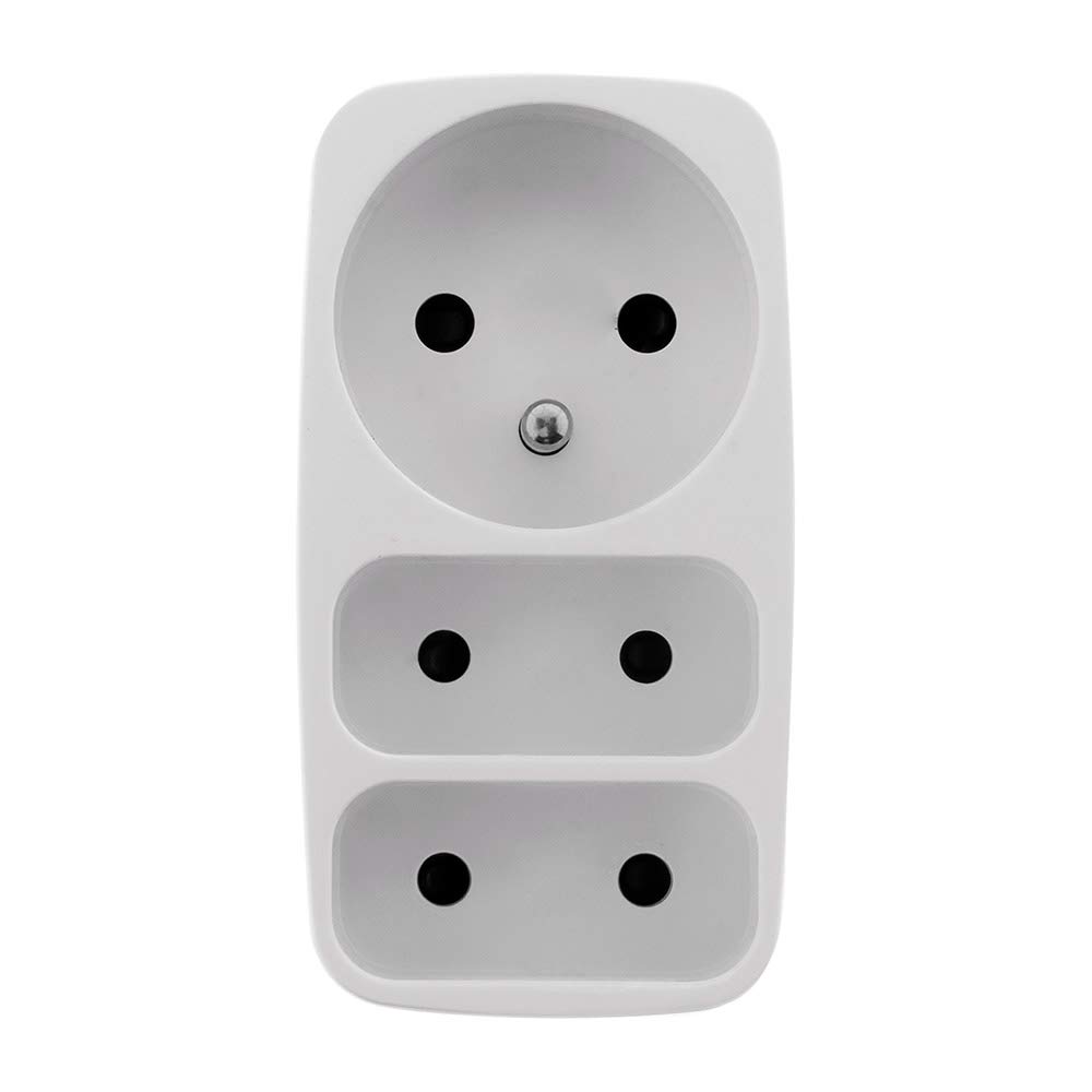 zenitech-multiprise-triplite-blanche-2x2p-6a-1x2p-t-16a image 2