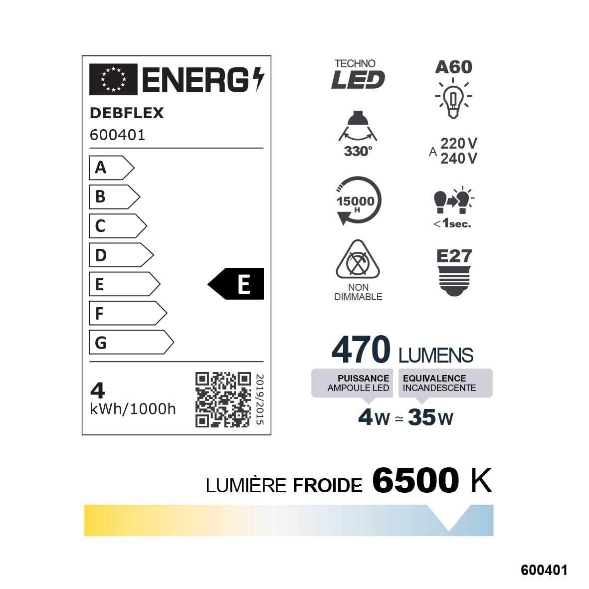 debflex-ampoule-led-s19-a60-filament-4w-e27-4000k-verre-clair-600401 image 2