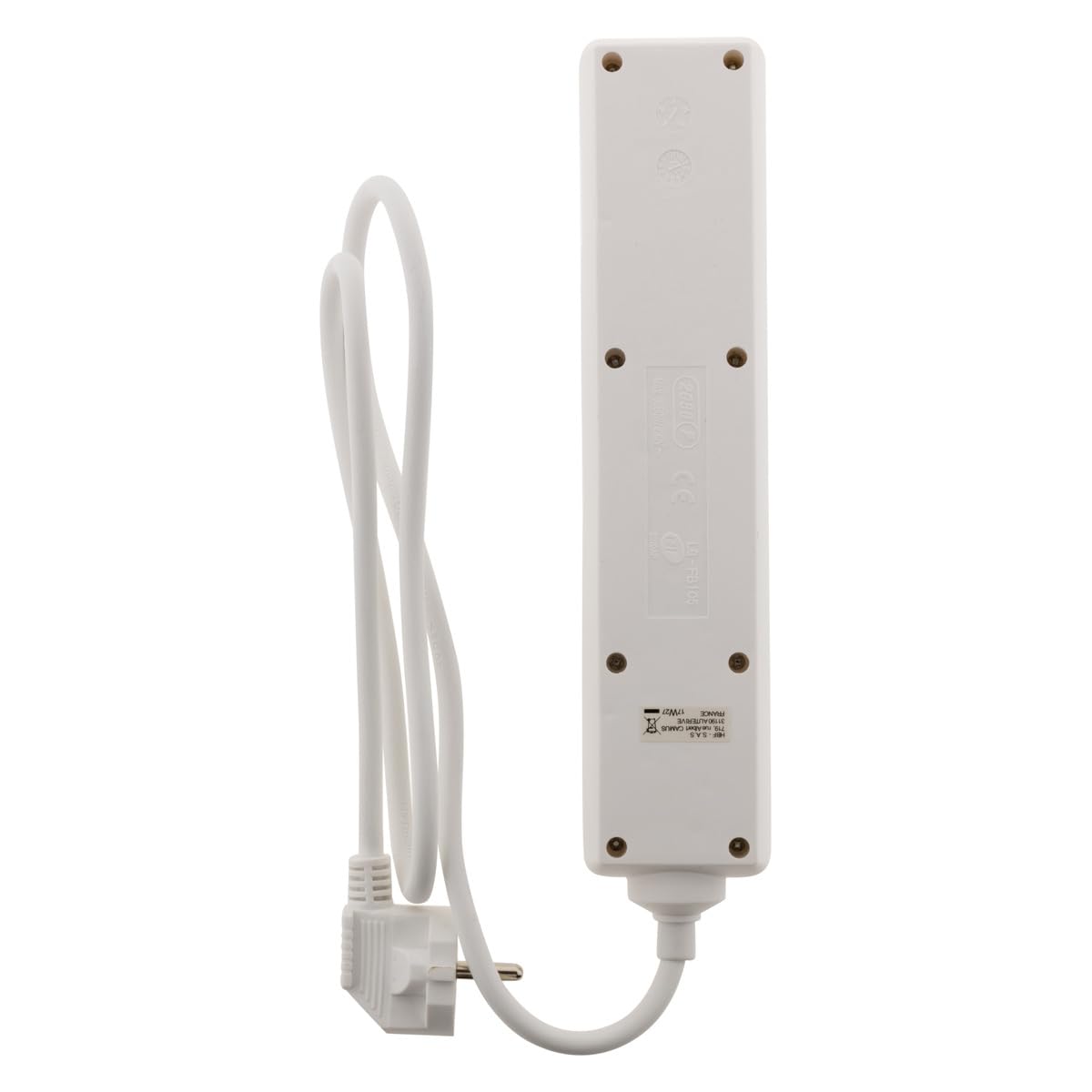 zenitech-bloc-multiprise-5-prises-2p-t-16a-blanc image 5