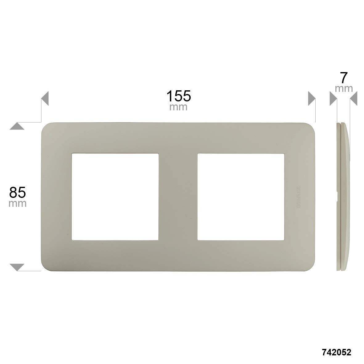 debflex-casual-plaque-double-blanc-brillant-155x85mm image 5
