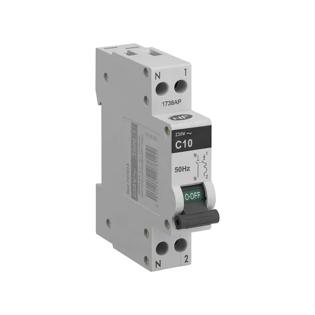 debflex-707813-disjoncteur-3ka-1-module-ph-n-10a-blanc image 1
