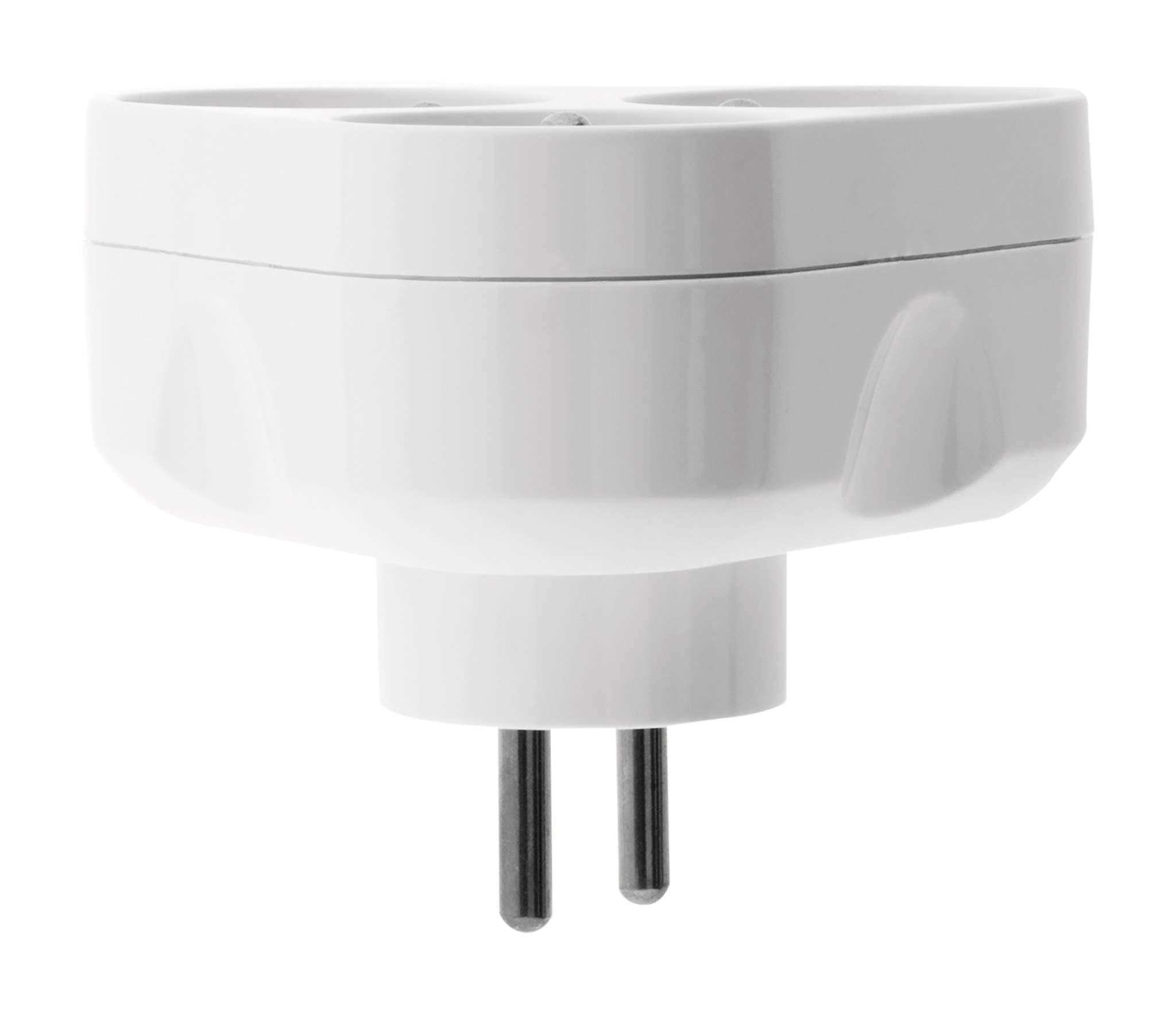 zenitech-multiprise-triplite-triangulaire-16a-blanc image 4