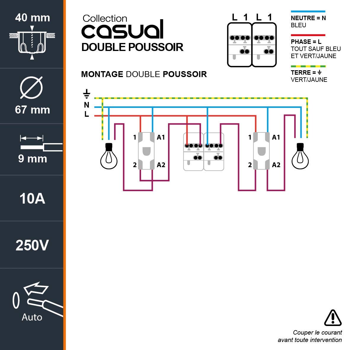 debflex-casual-m-canisme-double-bouton-poussoir-alu-encastr image 7