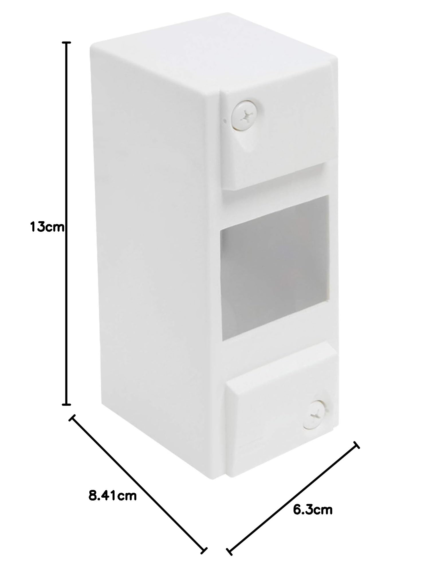 debflex-coffret-modulaire-vide-1-rang-e-4-modules-86x160x73mm-blanc image 5