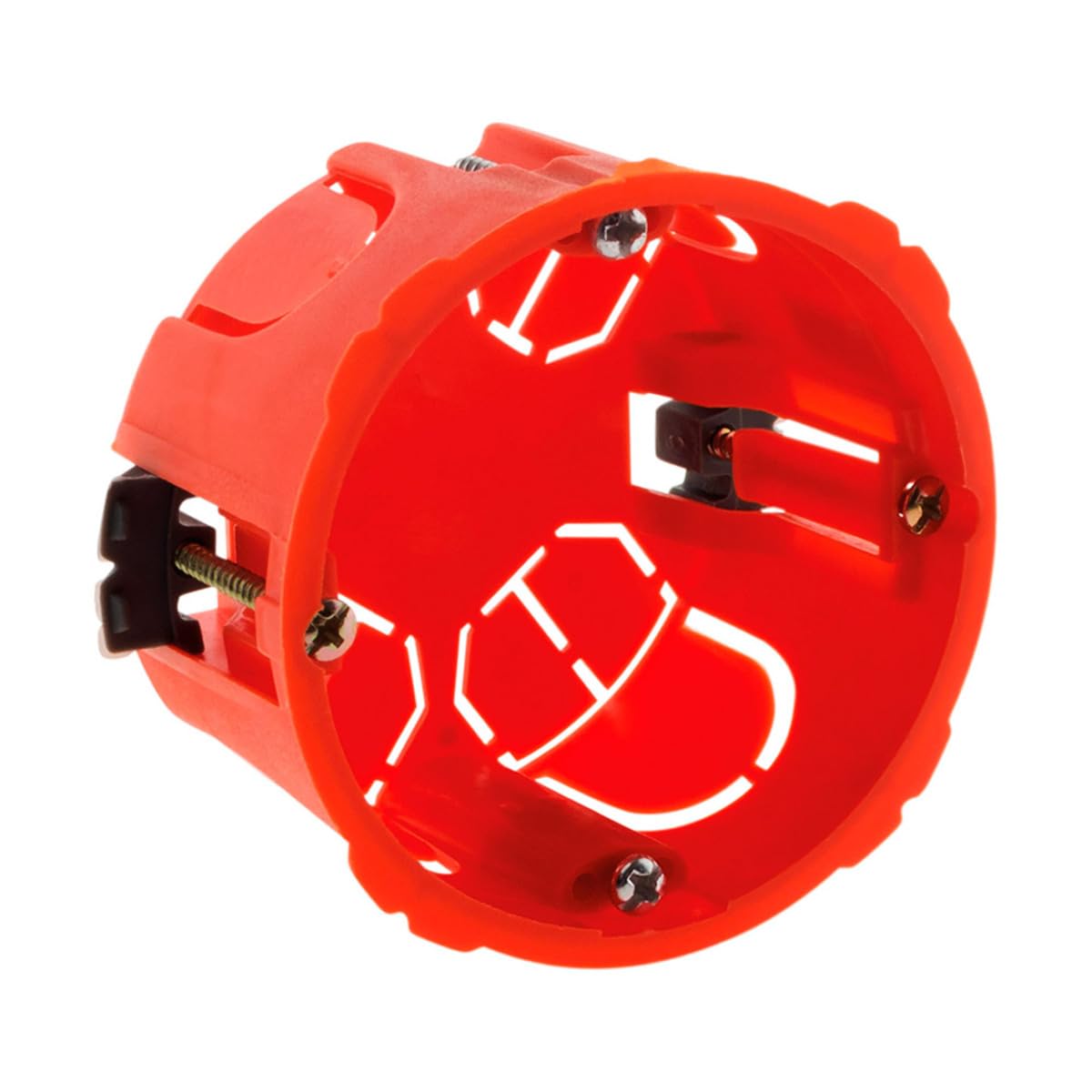 zenitech-lot-10-bo-tes-d-encastrement-placo-65mm-p40mm-rouge image 1