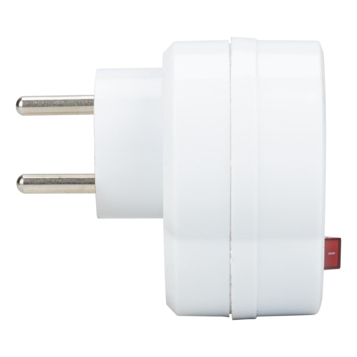 zenitech-multiprise-biplite-16a-interrupteur-fa-ade-blanc image 5
