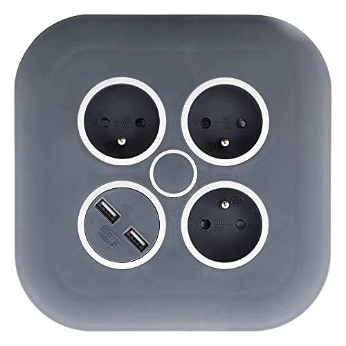 zenitech-enrouleur-domestique-3x2p-t-2-usb-7m-noir image 7