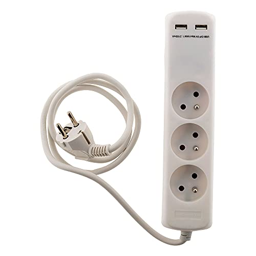 zenitech-bloc-3-prises-16a-2p-t-2-usb-2-1a-c-ble-1m image 8