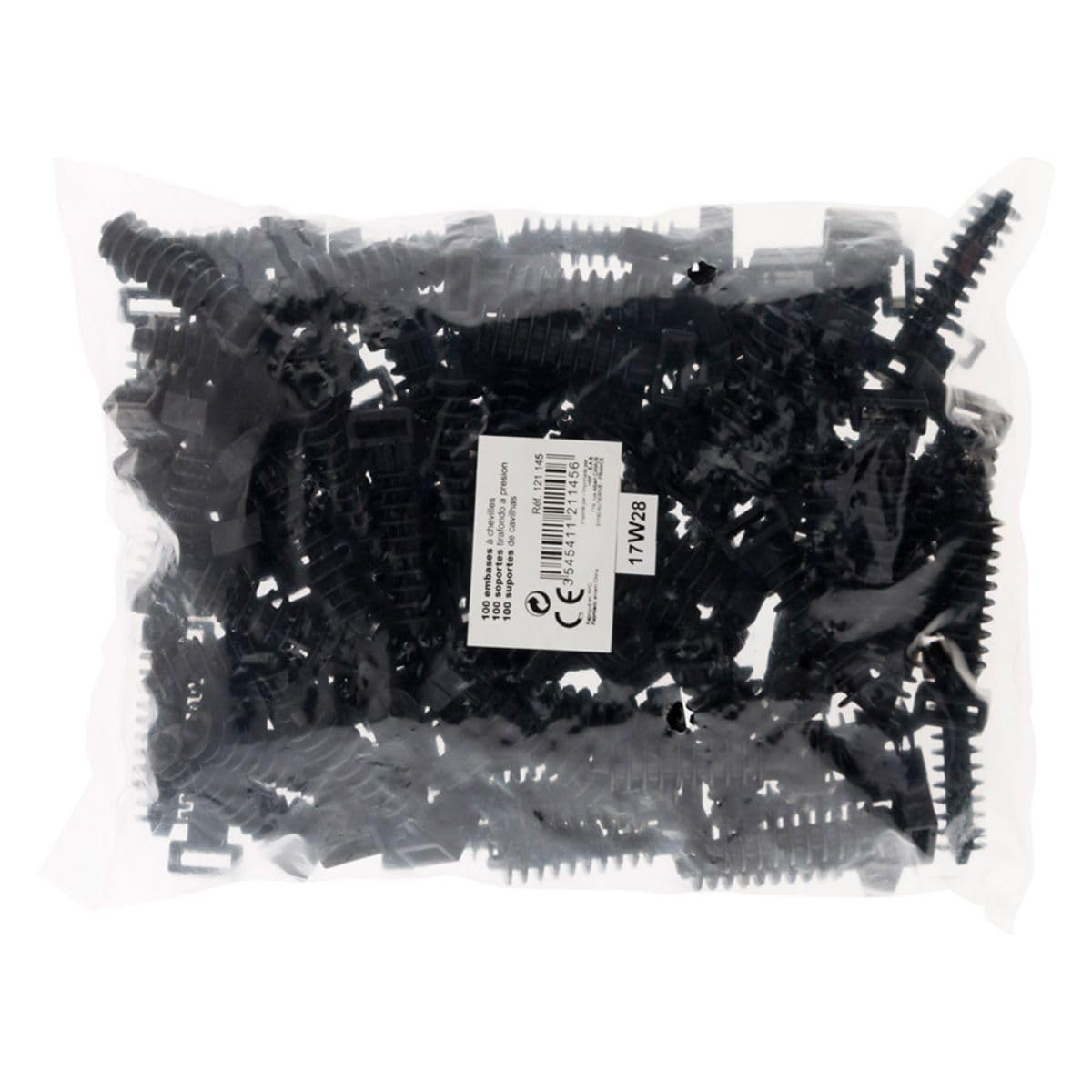 zenitech-lot-de-100-embases-noires-pour-chevilles-et-colliers image 5
