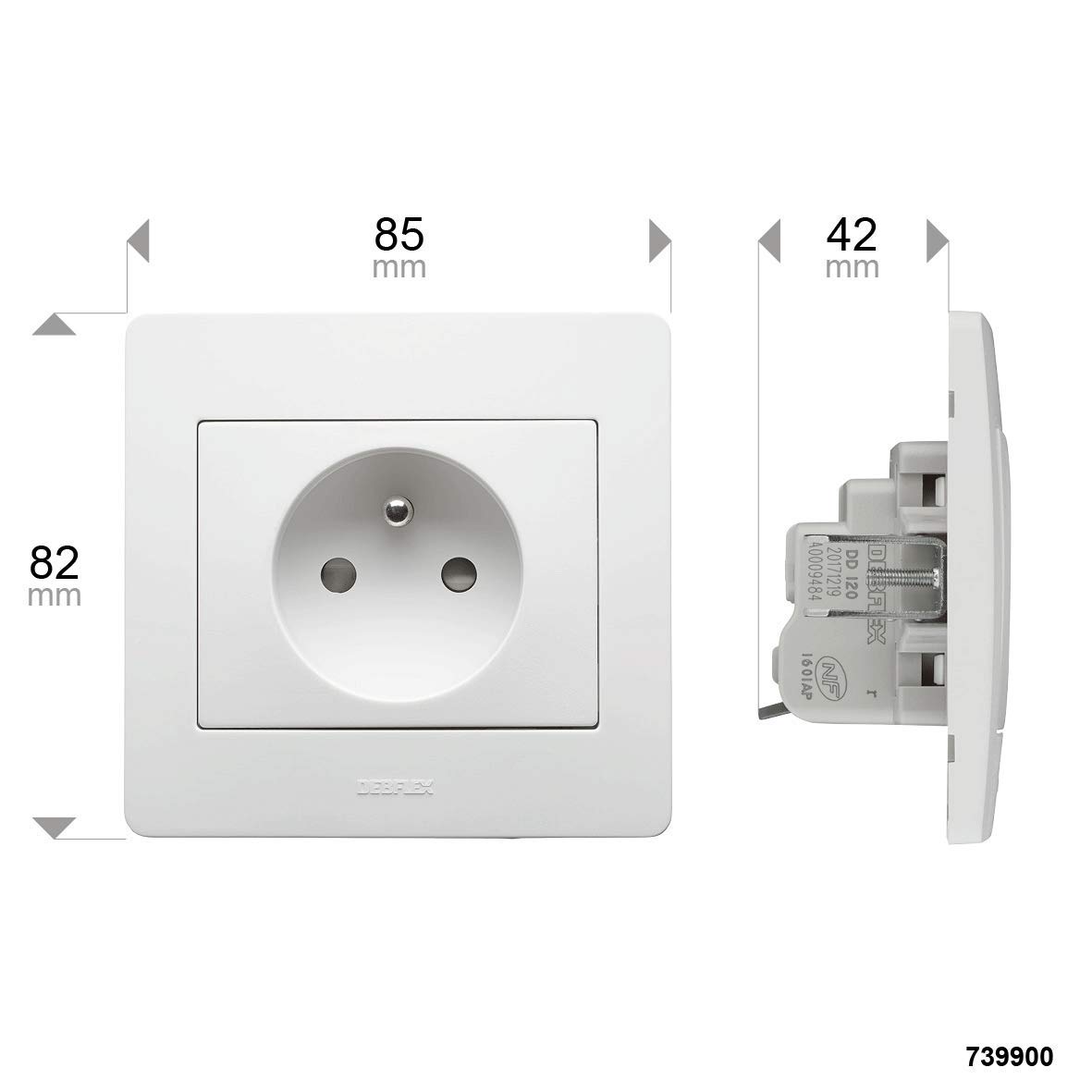 debflex-diam2-lot-4-prises-2p-t-16a-2-interrupteurs-va-et-vient-encastr-s-blanc image 5
