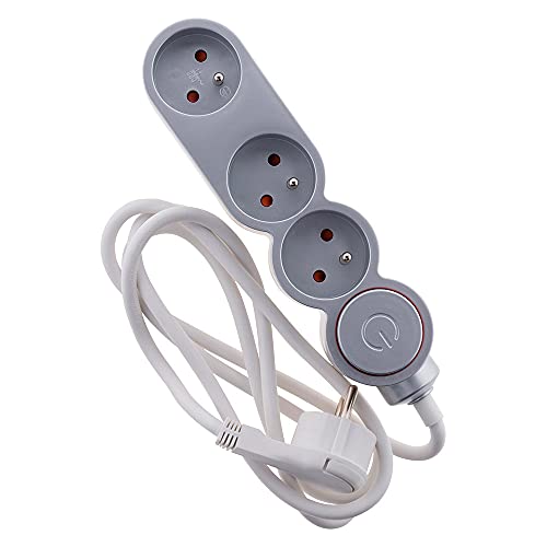 zenitech-bloc-home-3-prises-16a-avec-interrupteur-fiche-extraplate-silver-1-5m image 8