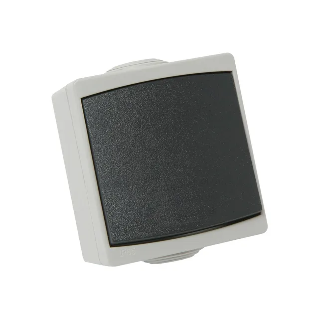 debflex-perle-interrupteur-va-et-vient-tanche-ip65-gris-730110 image 1