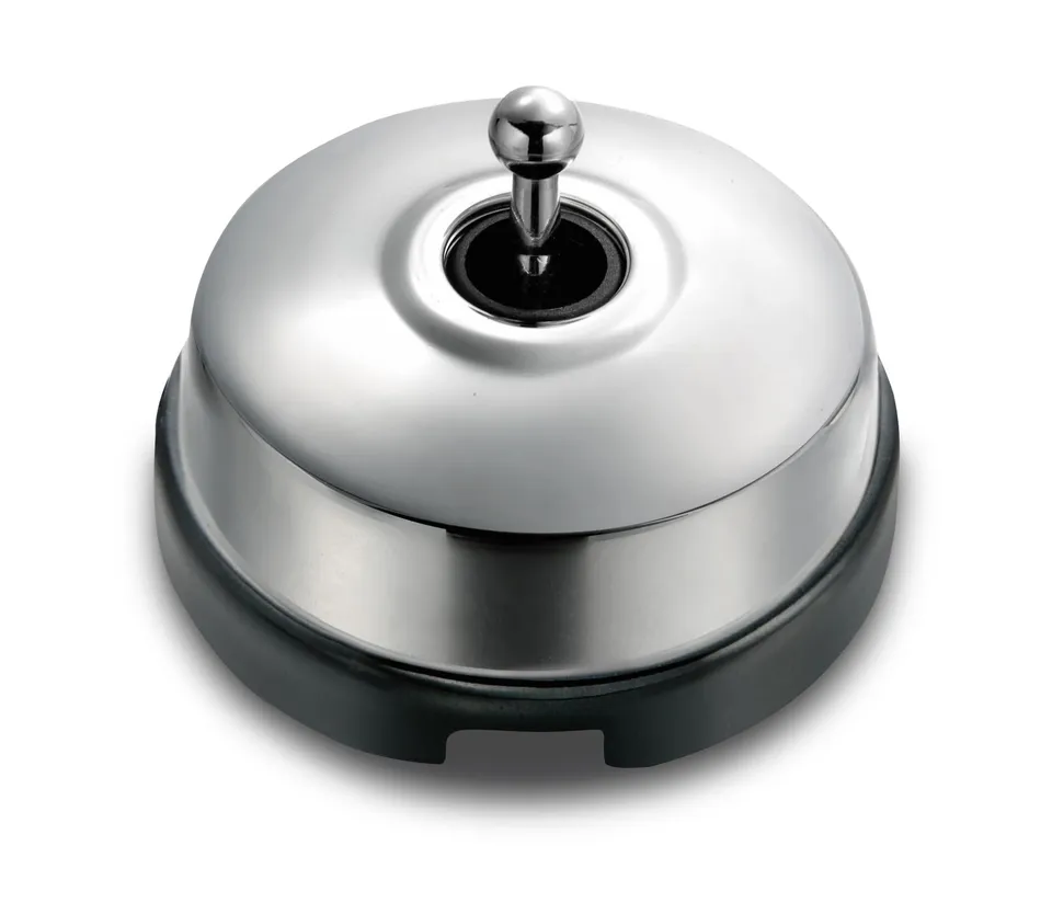 fontini-dimbler-interrupteur-va-et-vient-porcelaine-noire-coque-chrome-10a image 1