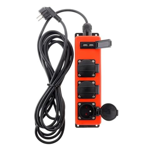 zenitech-multiprise-tanche-ip44-3-prises-16a-2-usb-3m image 7