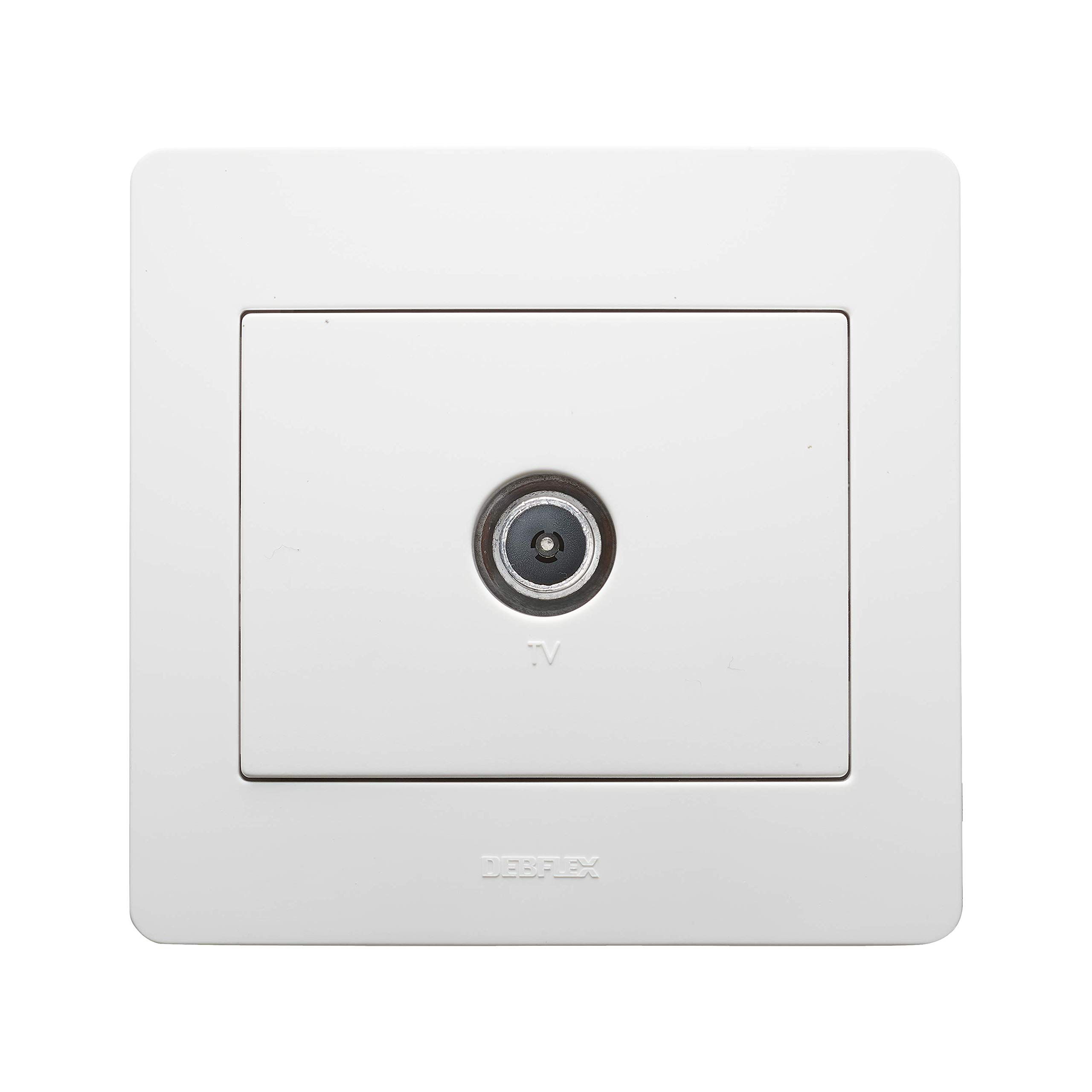 debflex-diam2-prise-tv-murale-encastrable-blanche image 2
