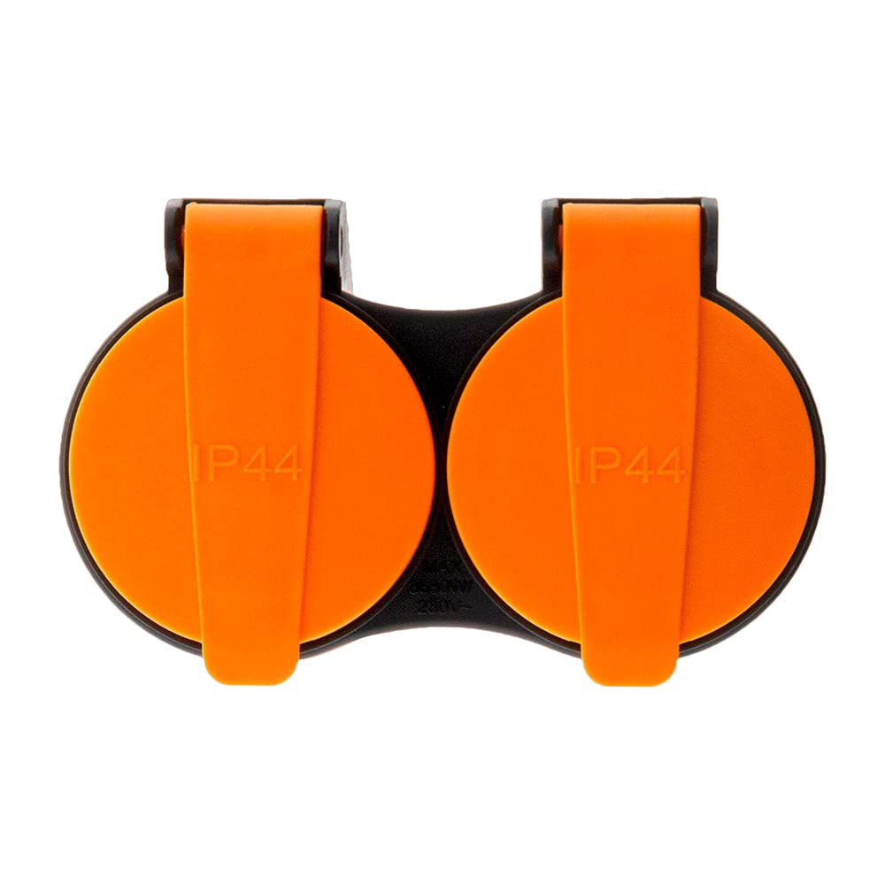 zenitech-rallonge-tanche-2-prises-2p-t-h07rn-f-5m-orange image 3