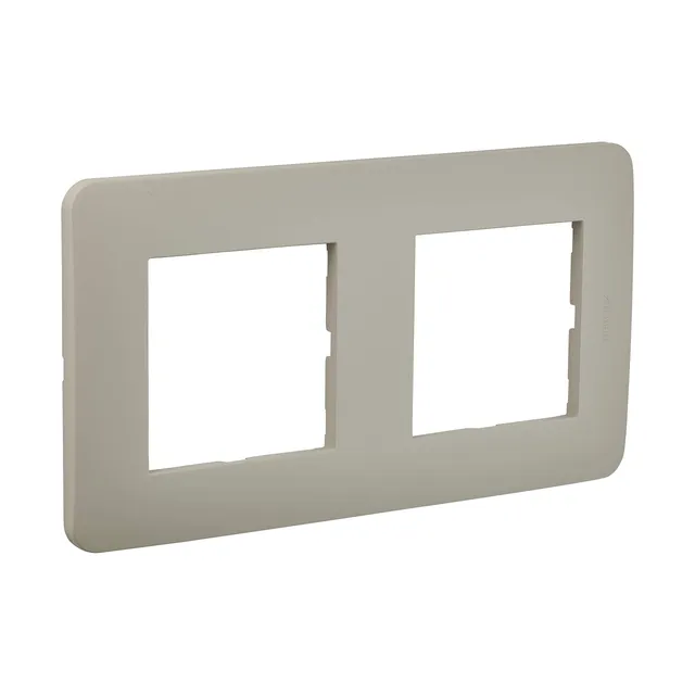 debflex-casual-plaque-double-blanc-brillant-155x85mm image 1