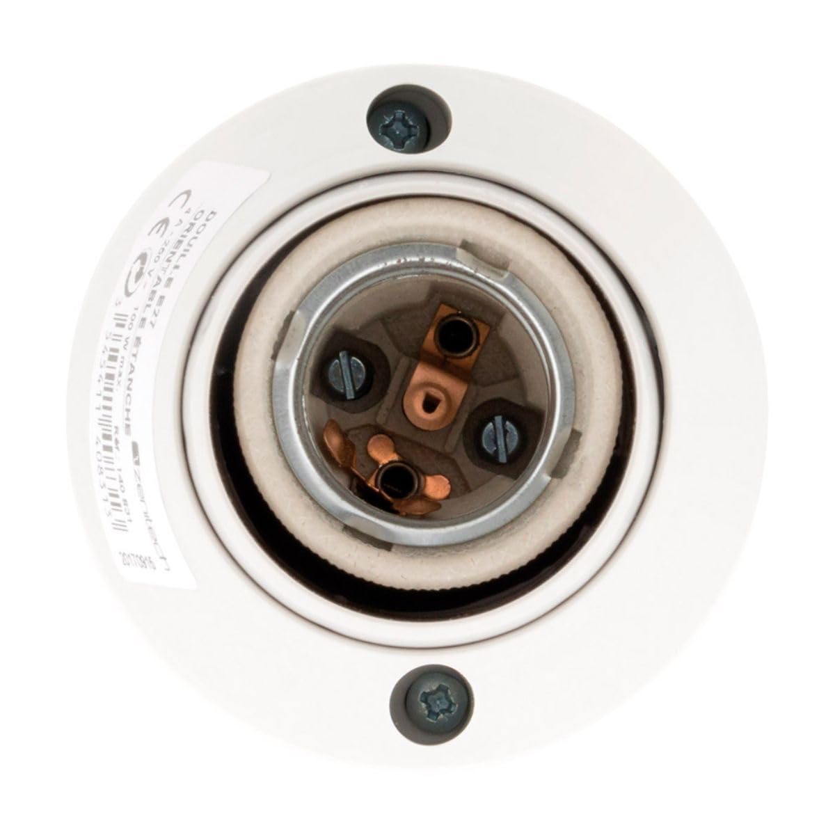 zenitech-douille-orientable-e27-blanche-100w image 4