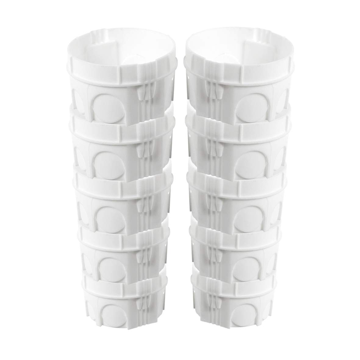 debflex-bo-te-pour-appareillage-griffe-67x40-mm-blanc-lot-de-10-ma-onnerie image 1