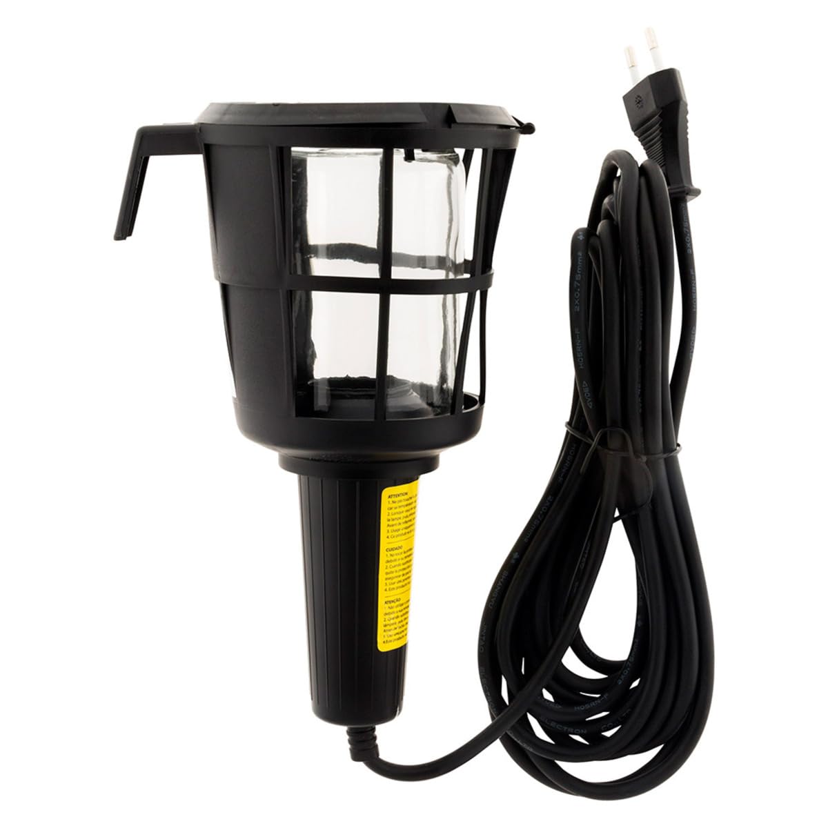 zenitech-baladeuse-filaire-60w-e27-5m-noir-sans-ampoule-clairage-chantier image 2
