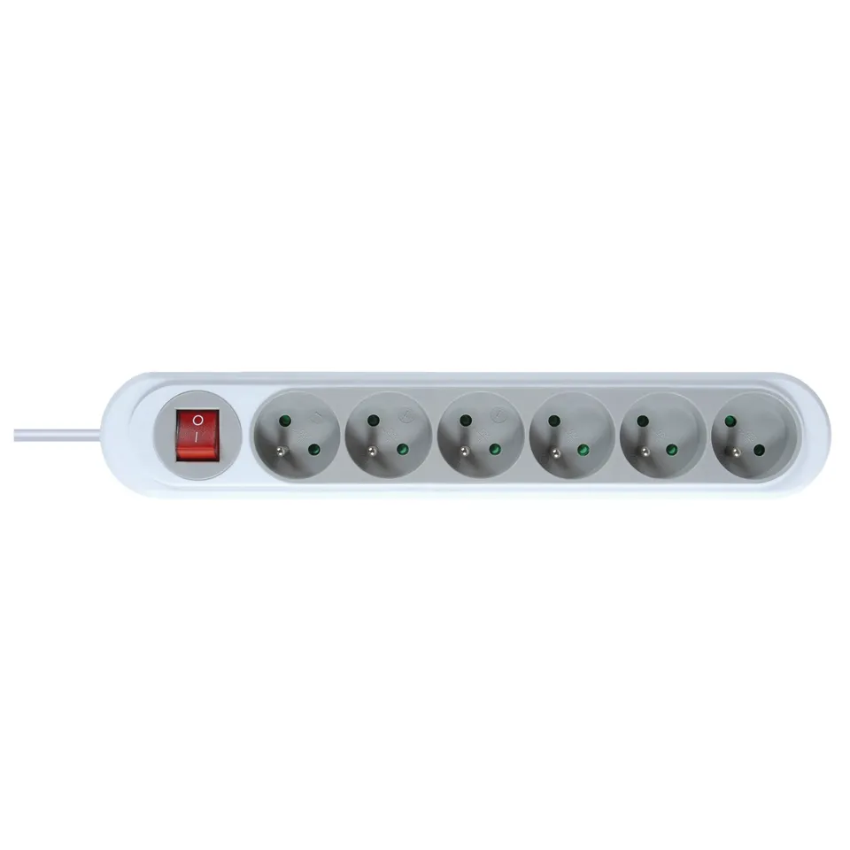 debflex-nola-multiprise-6-prises-2p-t-interrupteur-cordon-1-45m-gris-galet image 1