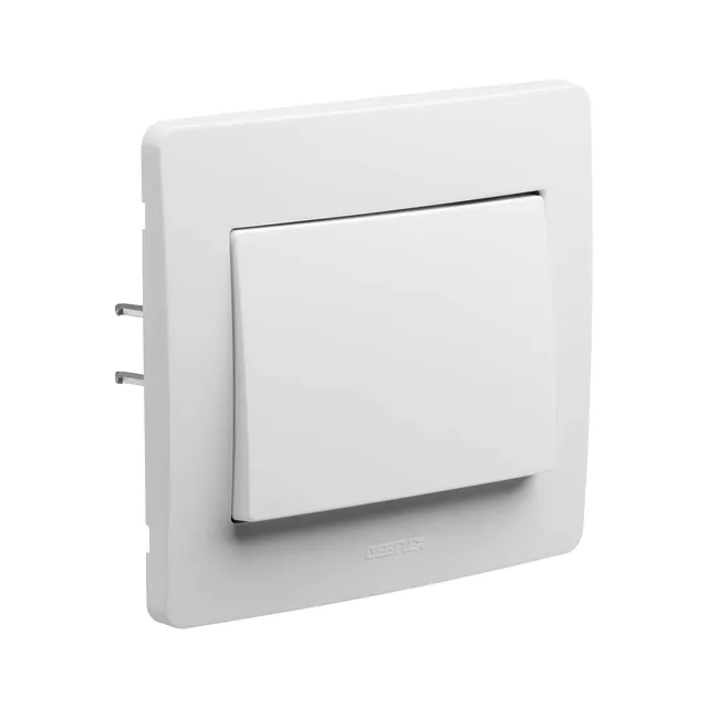 debflex-diam2-interrupteur-va-et-vient-complet-blanc-85x82x37-mm image 1