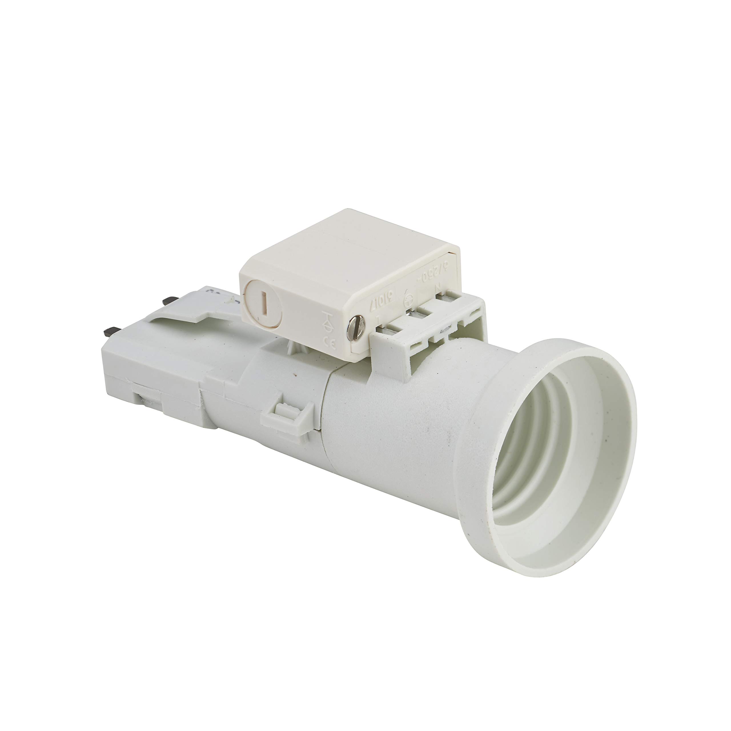 debflex-712780-kit-douille-e27-fiche-dcl-2p-t-blanc image 1