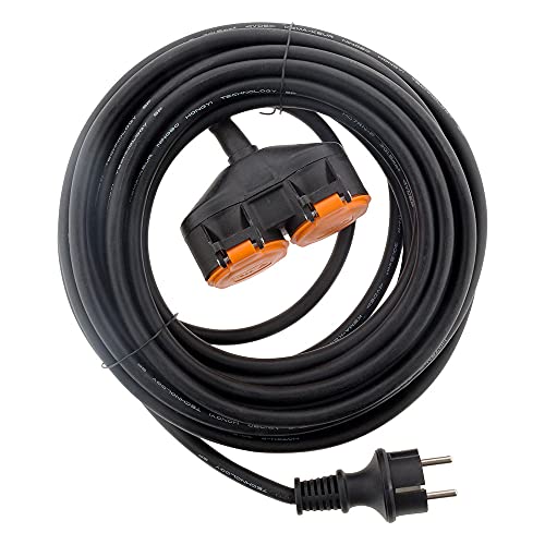 zenitech-rallonge-tanche-2-prises-2p-t-h07rn-f-5m-orange image 7