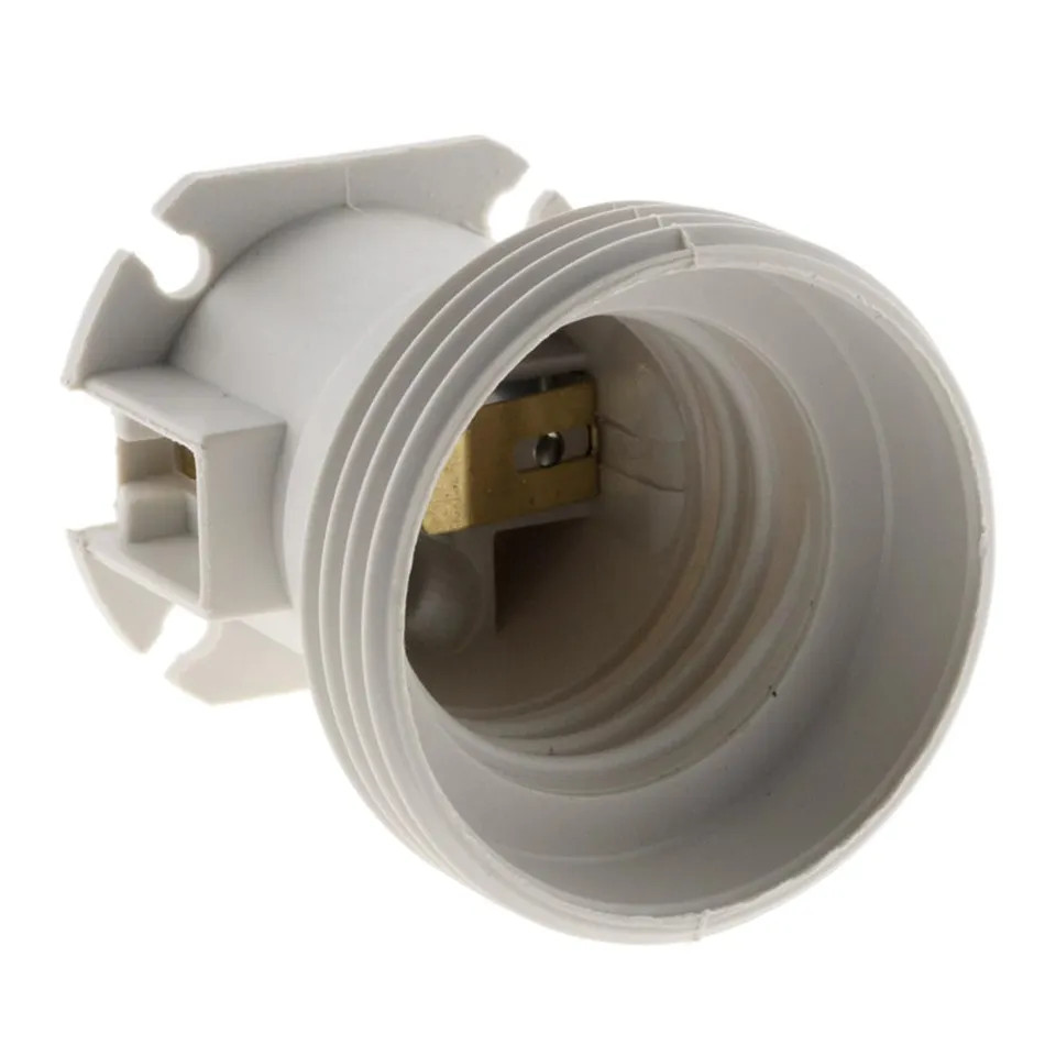 zenitech-lot-de-5-douilles-de-chantier-e27-sans-bague-blanc image 1