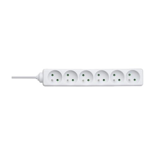 debflex-blok-rallonge-multiprise-6-prises-2p-t-cordon-1m-blanc-716943 image 5