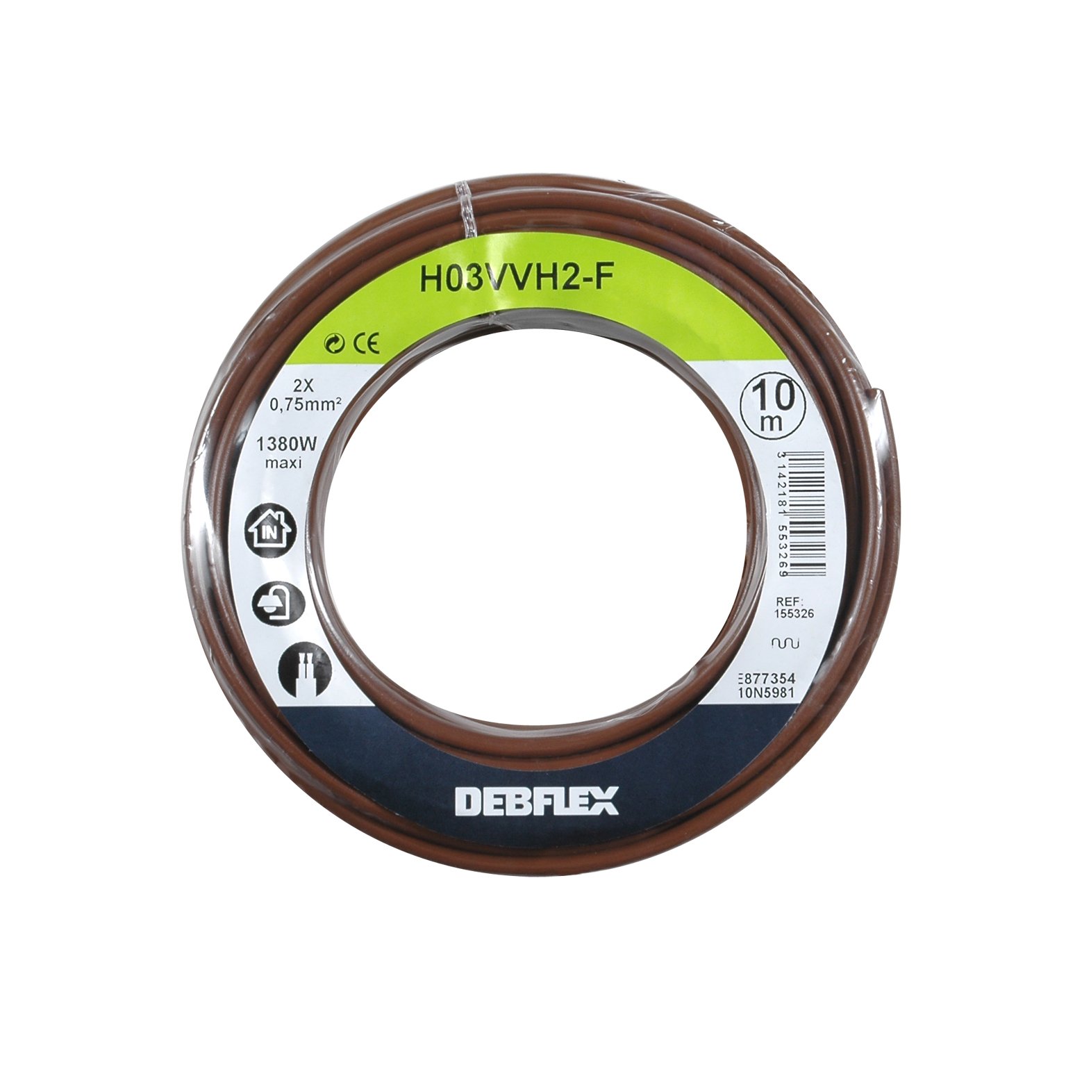 debflex-bobinot-c-ble-souple-10m-ho3vvh2-f-2x0-75mm-noir-155323 image 8