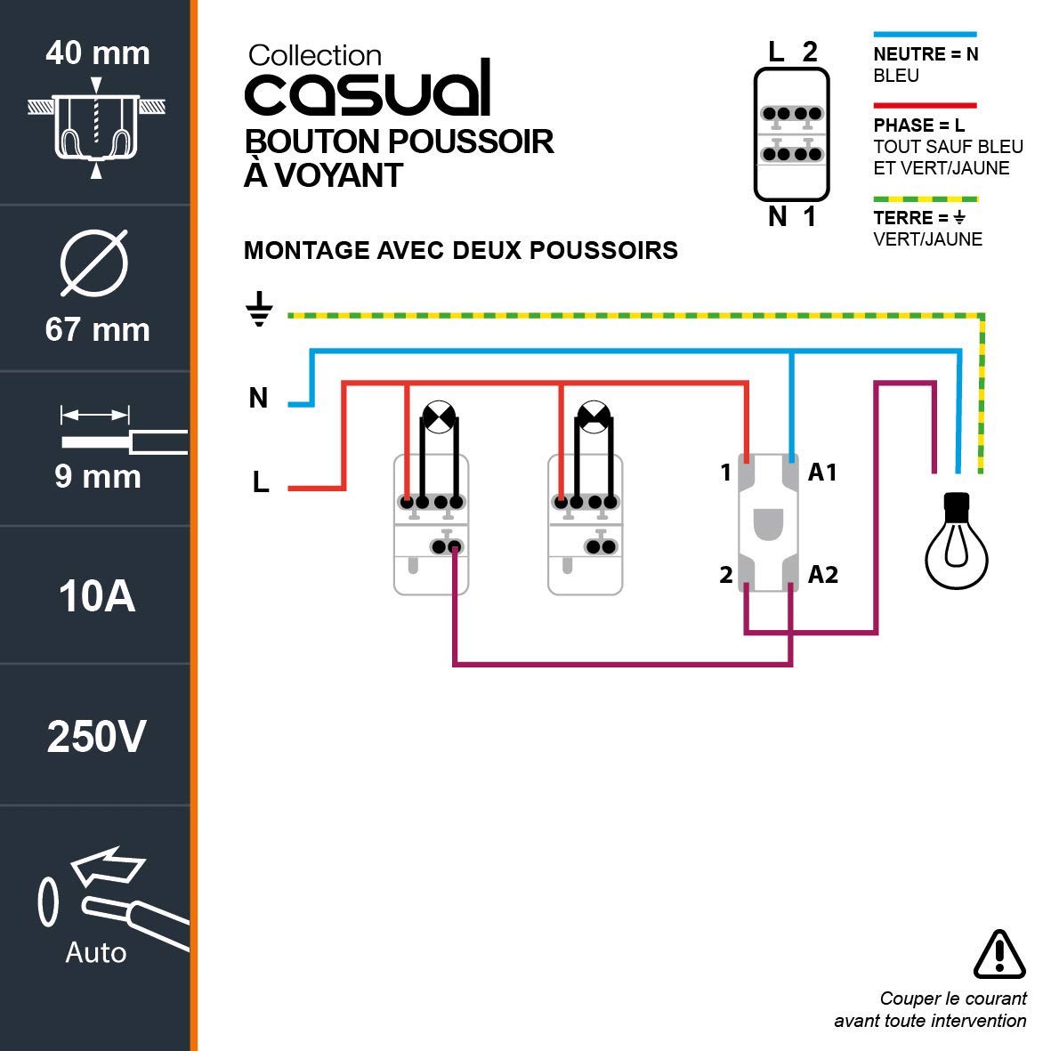 debflex-casual-m-canisme-bouton-poussoir-avec-voyant-cache-alu-support-m-tal image 7