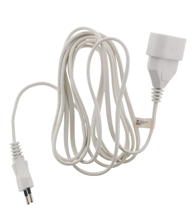zenitech-prolongateur-ho3vvh2-f-2x0-75-blanc-5-m-prise-6a-sans-terre image 1