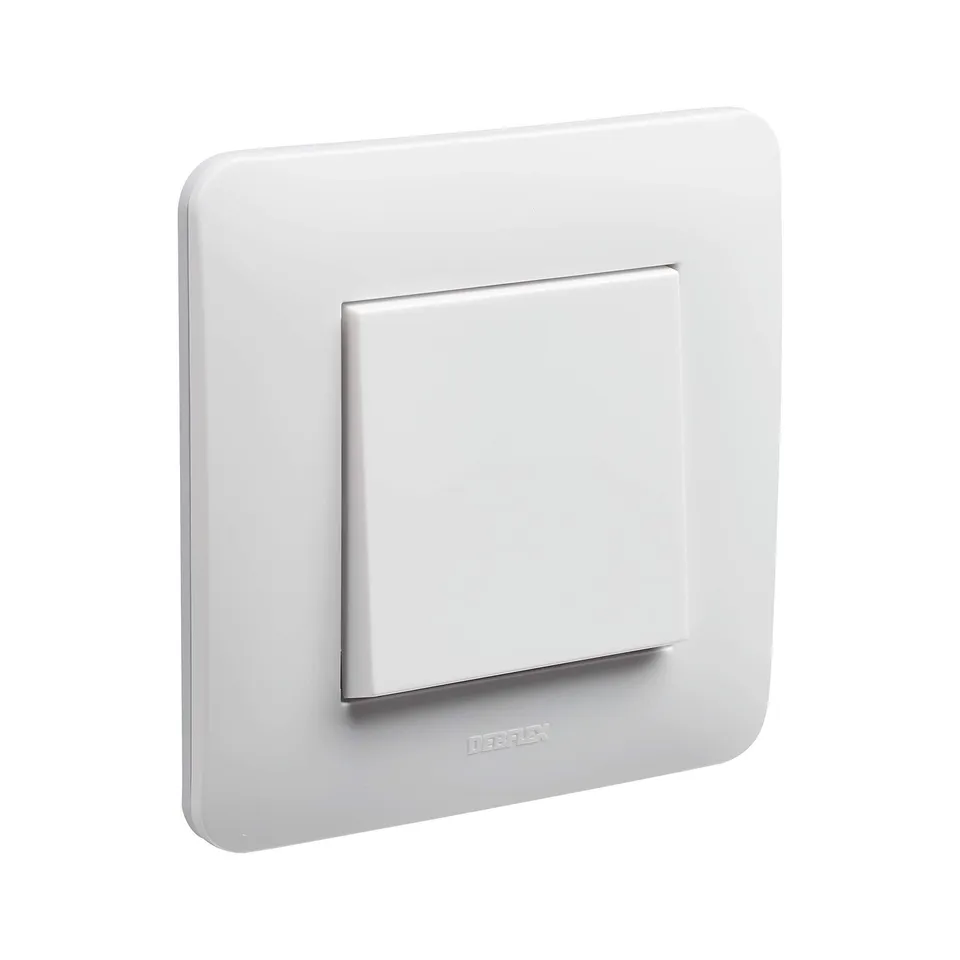 debflex-casual-742730-bouton-poussoir-encastr-blanc-brillant-85x85x41-mm image 1