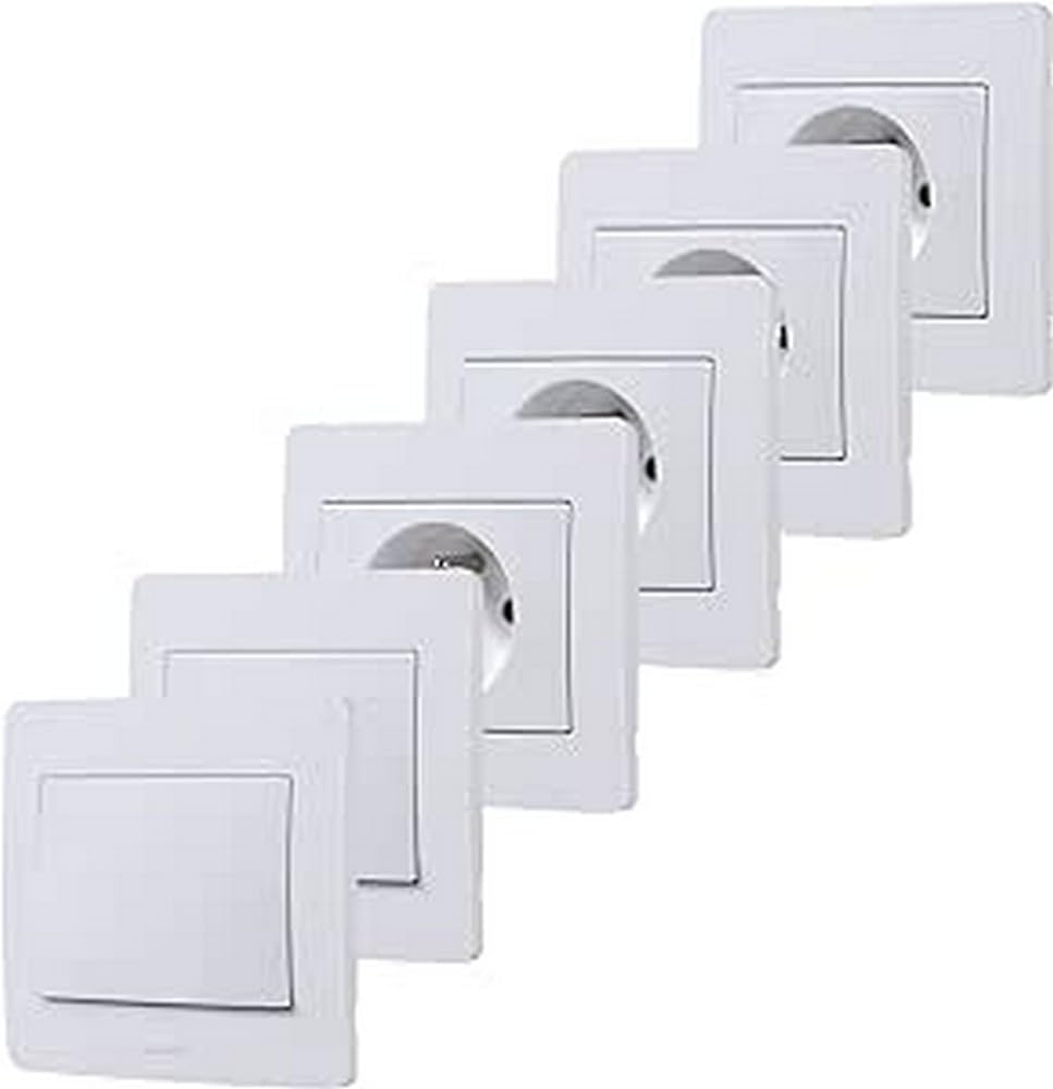 debflex-diam2-lot-4-prises-2p-t-16a-2-interrupteurs-va-et-vient-encastr-s-blanc image 1