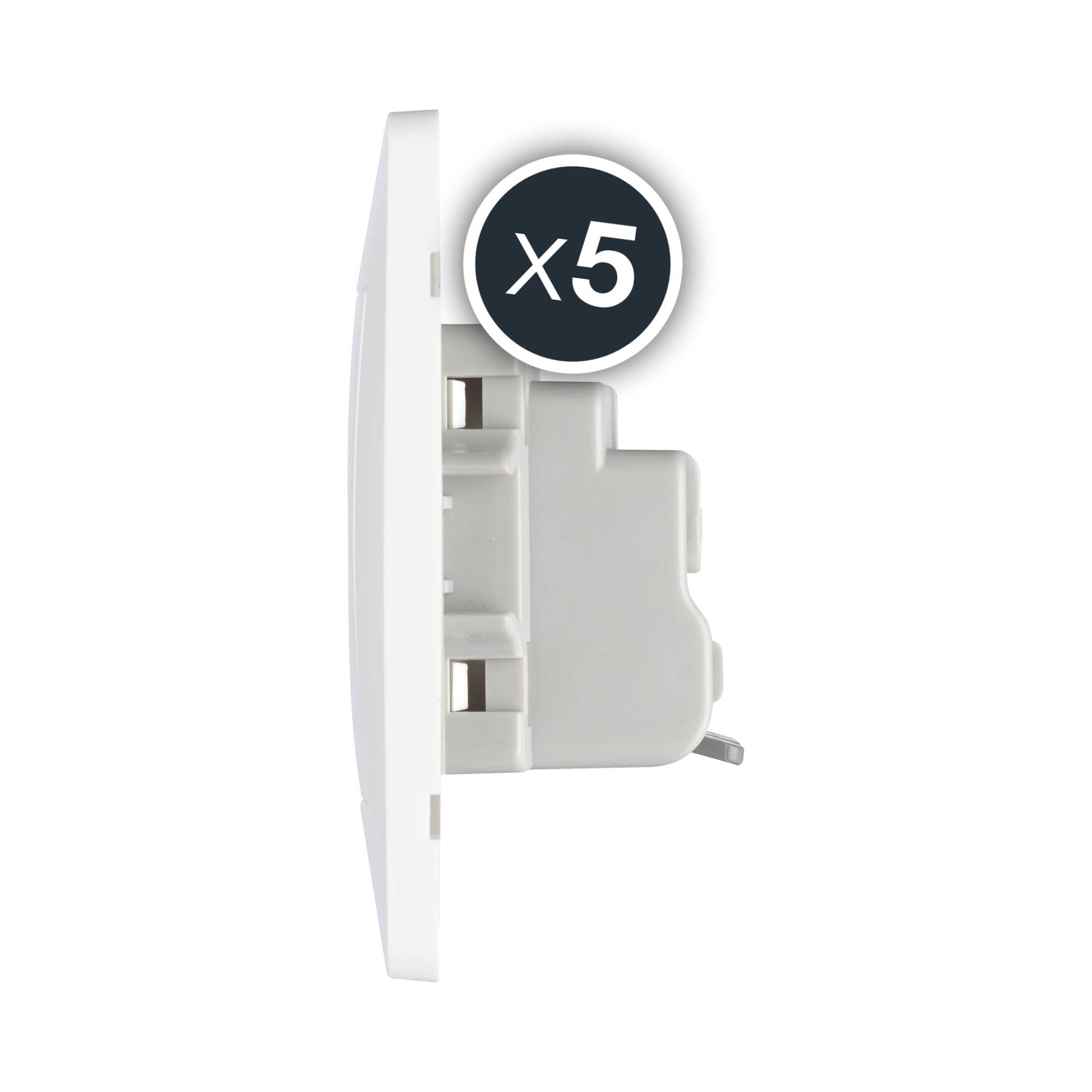 debflex-caly-749510-lot-de-5-prises-2p-t-blanc image 4