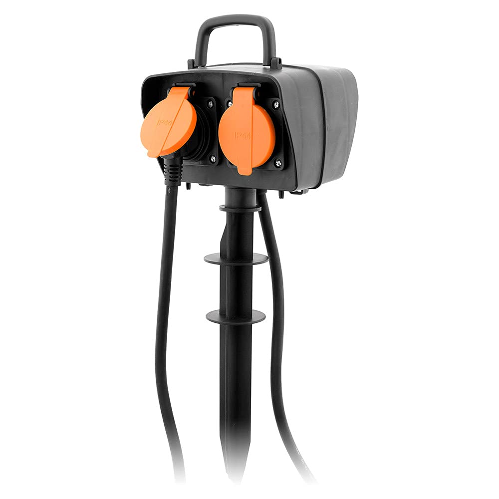 zenitech-piquet-de-jardin-2-prises-2p-t-ip44-programmateur image 1