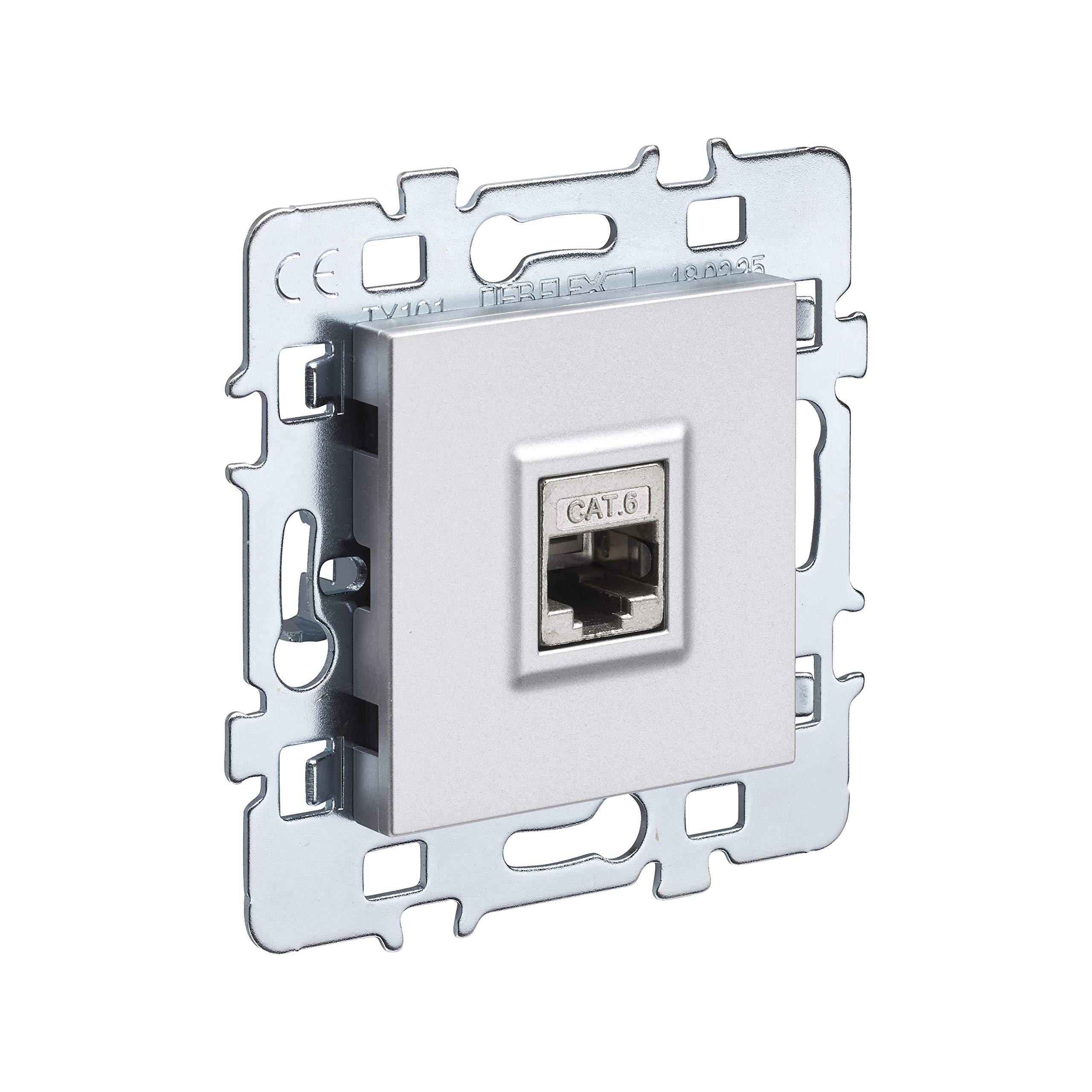 debflex-casual-prise-murale-rj45-cat-6-alu-support-m-tal image 1