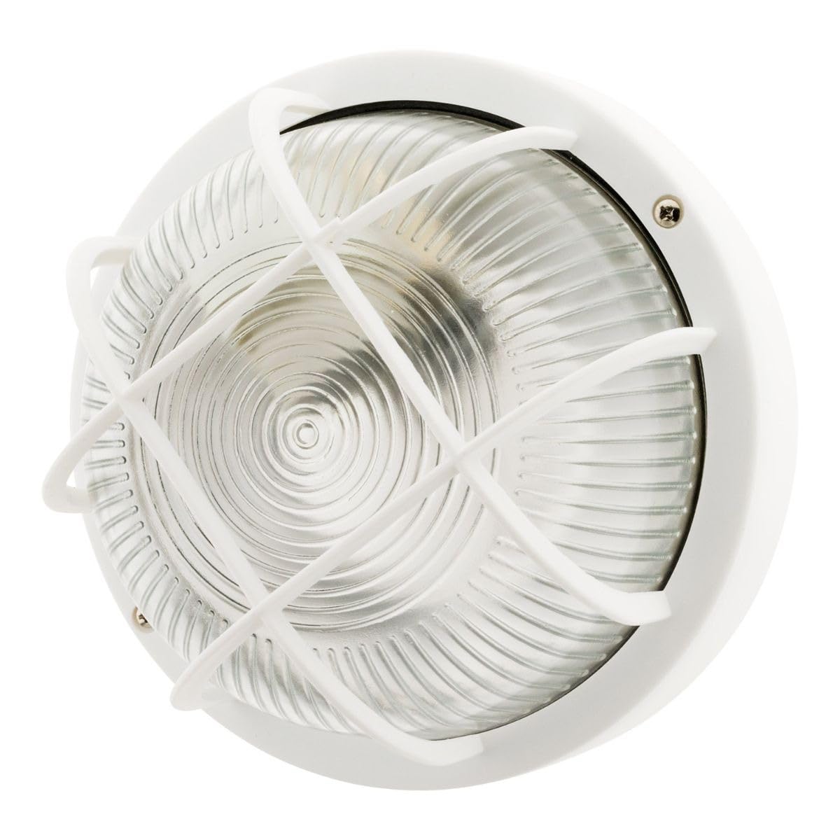 zenitech-hublot-rond-60w-avec-grille-ip44-e27-blanc-classe-ii image 3