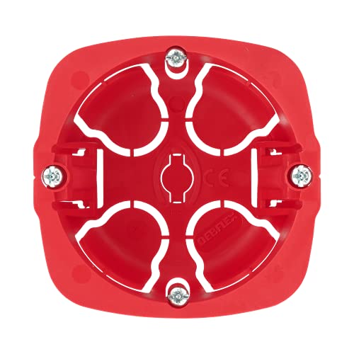 debflex-718374-lot-de-10-bo-tes-rondes-d-rivation-67x40-mm-rouges image 5