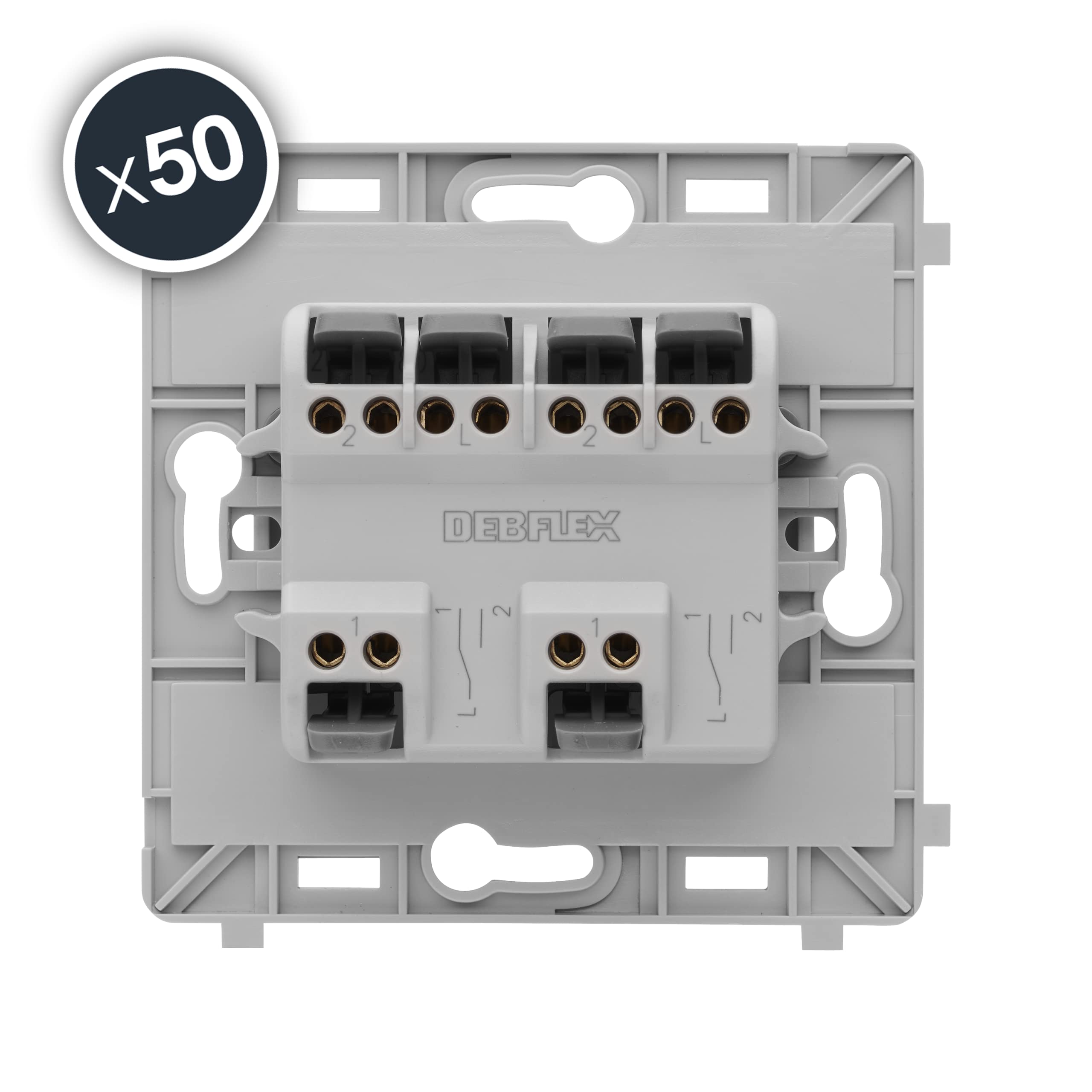 debflex-caly-802007-m-canisme-double-va-et-vient-blanc-encastr image 3
