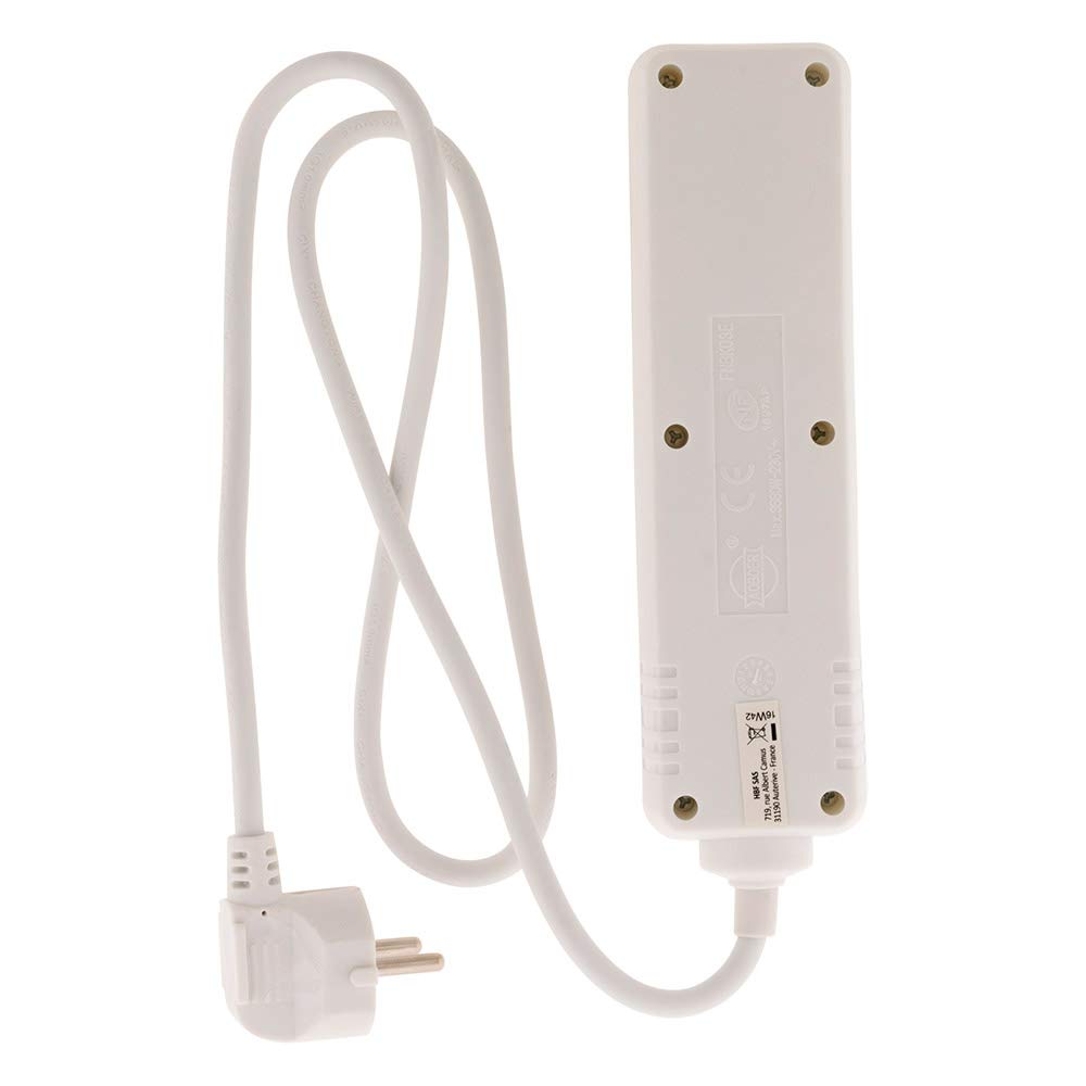 zenitech-bloc-multiprise-3-prises-16a-2p-t-avec-interrupteur-blanc image 5
