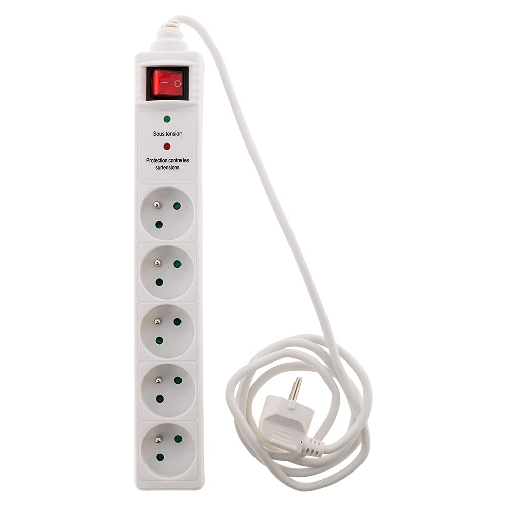 zenitech-bloc-5x16a-avec-interrupteur-parafoudre-parasurtenseur-blanc image 4