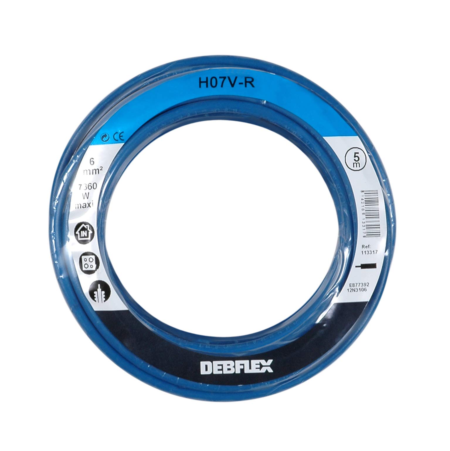 debflex-bobinot-c-ble-rigide-h07vr-6mm-jaune-vert-5m image 5