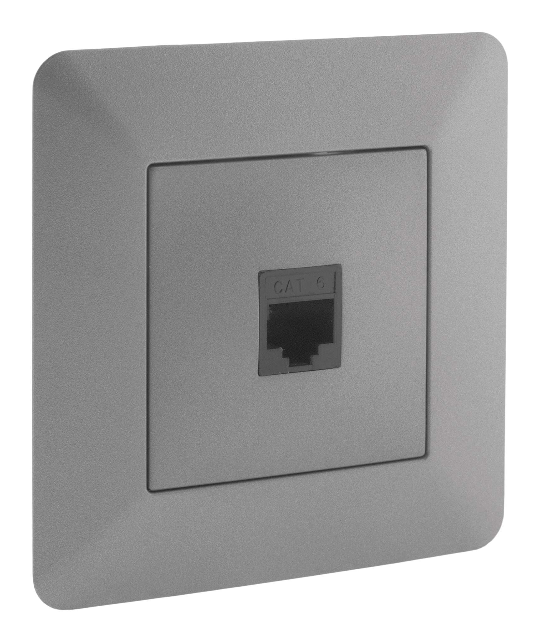 zenitech-artezo-prise-r-seau-rj45-cat6-titanium image 1