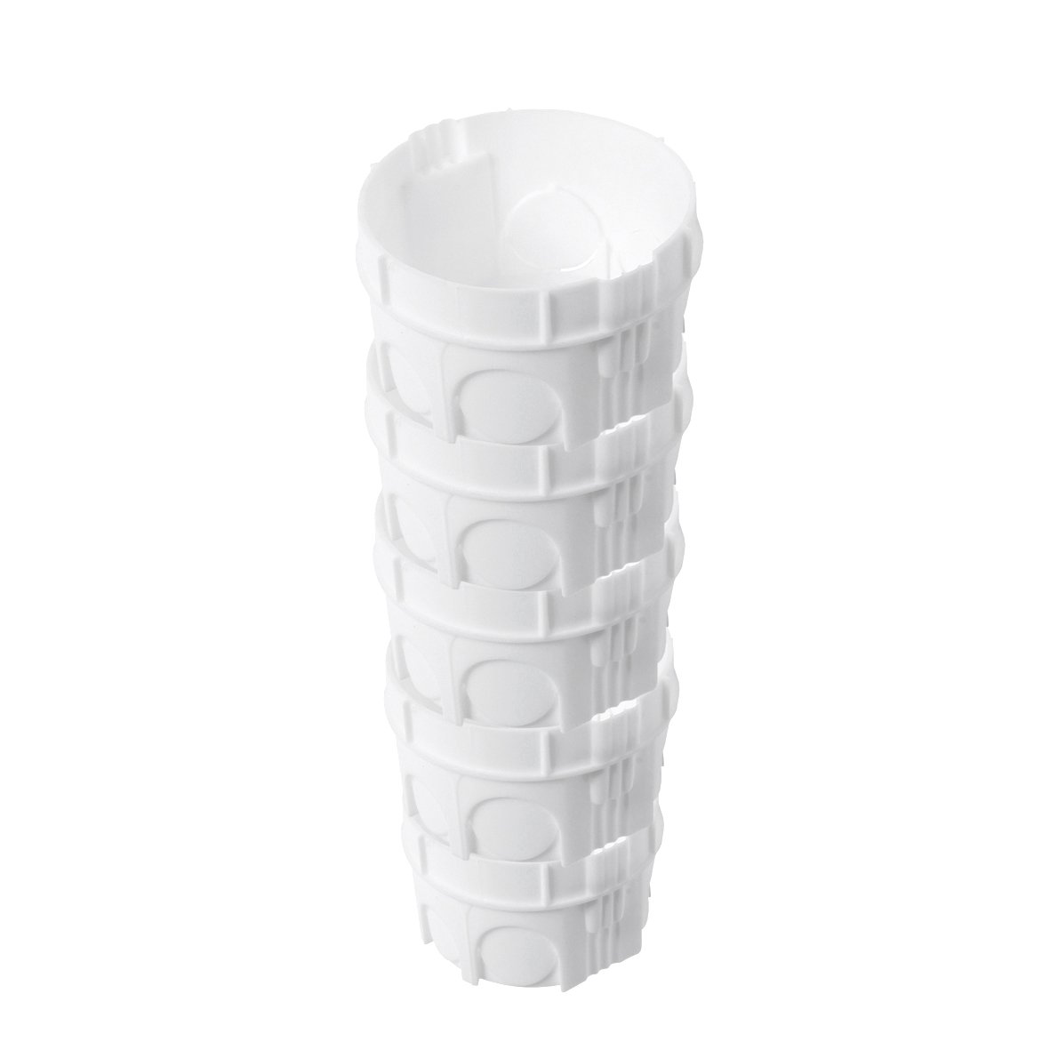 debflex-lot-de-5-bo-tes-de-d-rivation-encastrables-blanc image 1