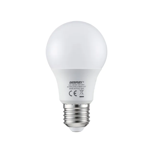 debflex-ampoule-led-9w-e27-a60-6500k-blanc-froid-810lm image 1