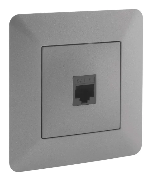 zenitech-artezo-prise-r-seau-rj45-cat6-titanium image 1